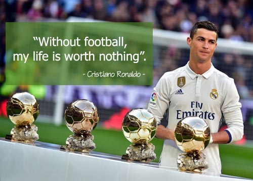 Học tiếng Anh qua những câu nói nổi tiếng của Cristiano Ronaldo